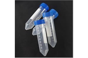 Glassware Labware 4PCS 50ml Lab Scale Centrifuge Tube V-Bottom with Cap