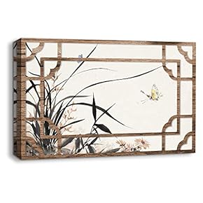 Canvas Wall Art Traditional Chinese Windows...