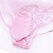 Crossdress Panties Feeshow Men's Jockstrap Lace Briefs Sissy Pouch Underwear Ruffle Skirted Pink X-Large