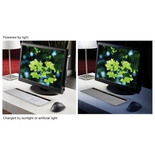 Logitech K750 Wireless Solar Keyboard for Mac Solar Recharging, Mac-Friendly Keyboard, 2.4GHz Wireless - Silver Electronics, Computers & Accessories, Computer Accessories & Peripherals, Keyboards, Mice & Accessories, Keyboards