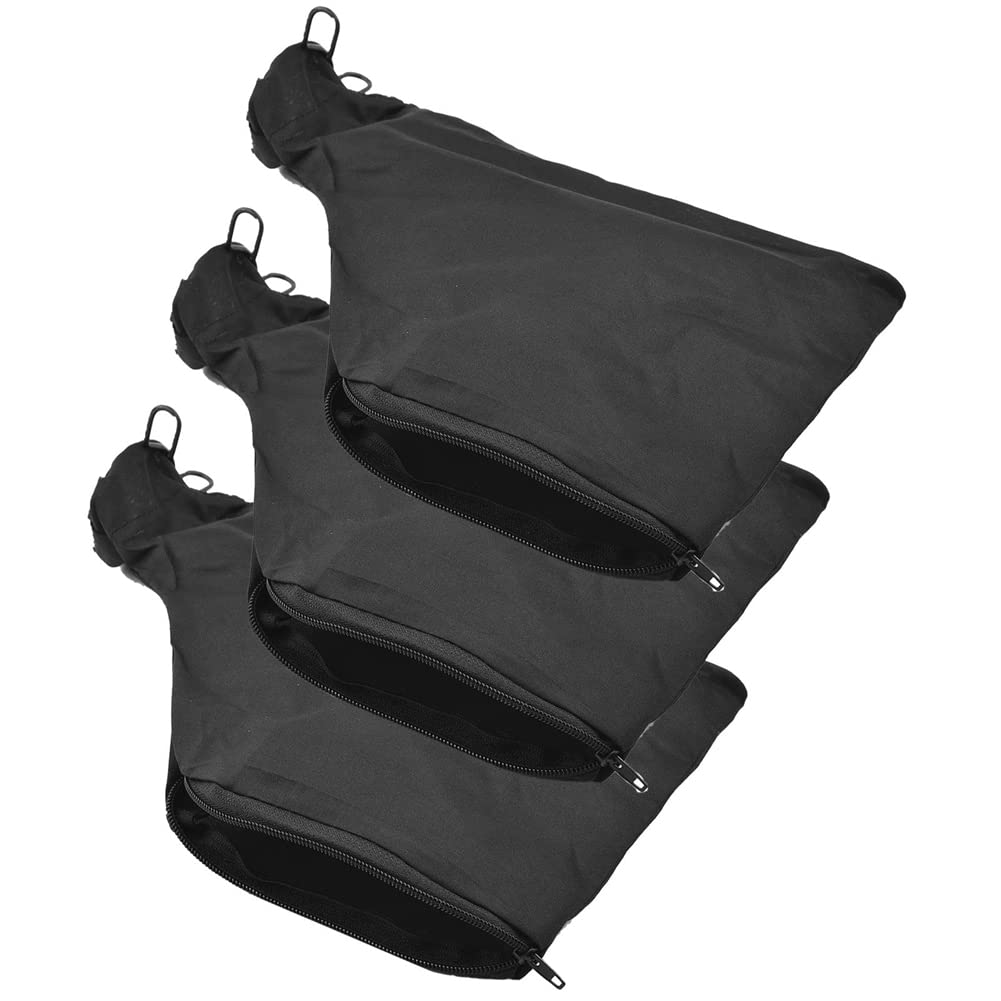 ZDSFSD Saw Dust Bag, Black Dust Collector Bag with Zipper & Wire Stand, for 255 Model Miter Saw 3Pcs