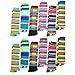 Angelina Dozen Pack Unisex Toe Socks
