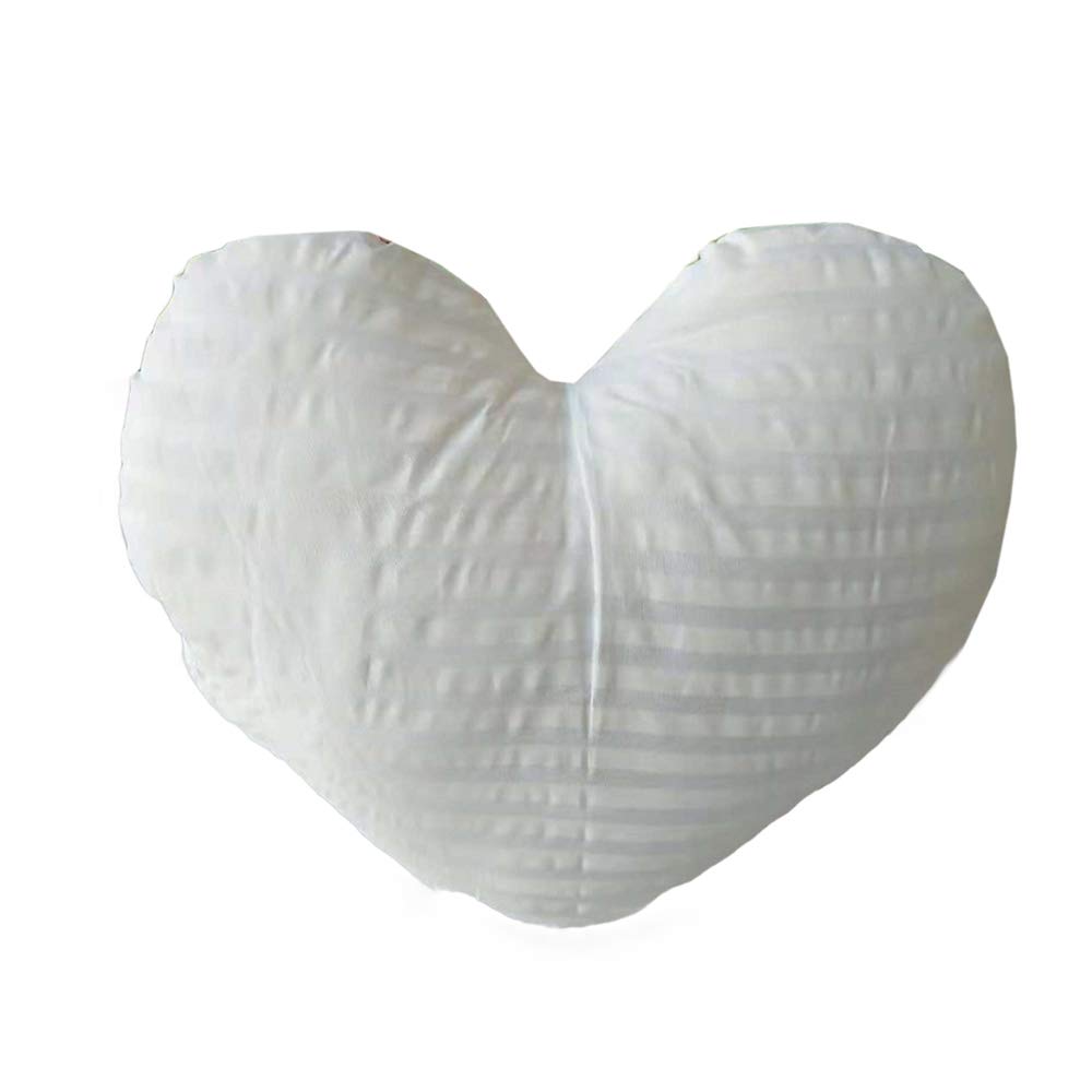 FuHouse 40x50cm Soft Throw Pillow Insert Pillow Core Heart Shaped Pillow Core