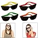 Dazzling Toys Neon Sunglasses 24 Assorted Colors Eyewear Sun Shades Sunglasses Vintage Holiday Party Costume Dress Up Accessory Kids Cool Multicolored Glasses