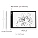 Happycamping Tracing Light Box, A4 LED Artcraft Tracing Light Pad Light Box for Artists,Drawing, Sketching, Animation, 9.4x14 Inch Light Pad (A4)