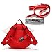 EPLAZA Angle with Wings Baby Walking Safety Harness Reins Toddler Child Strap Backpack Kid for 3-6 years old (red)