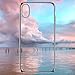 iPhone X Case, RANVOO Ultra Thin Clear Case Slim Fit Soft TPU Cover Premium Gel Flexible Bumper [Supports Wireless Charging] for iPhone X/10 (02-Silver)