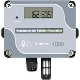 Tzone 4-20mA Temperature Humidity Transmitter Industrial Analog Temp Sensor | Digital Humidity Sensor,Collector Wall Mount,for Greenhouse Environment Test Grow,Transducer 4-20ma