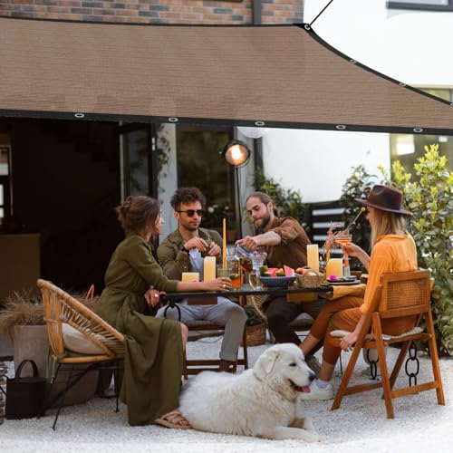 BXAEYIPOR Shade Net – Outdoor Shade Net 85%, UV Resistant – with Edging, with Eyelets, Easy to Hang, Shade Cloth for Car, Garden, Greenhouse, Camping.