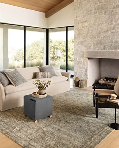 Loloi Amber Lewis Morgan Collection MOG-04 Sea/Sage 2′-3″ x 11′-6″, .38″ Runner Rug feat. CloudPile™