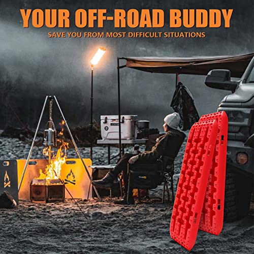 ORCISH 2PCS 42''x12.2'' Large Recovery Traction Boards Offroad, Maxtrax