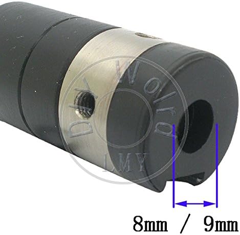 Separate Design! 8mm / 9mm Pom-Plastic Titanium Alloy Airforce Condor /SS Talon Power Valve Stem and Barrel Connector Breech Bridge (8mm)