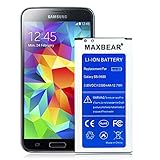 Galaxy S5 Active Battery ,MAXBEAR [3300mAh] Replacement Li-Ion Battery for Samsung Galaxy S5 Active SM-G870 ( AT&T ) & Galaxy S5 Sport SM-G860 (Sprint)| S5 Spare Battery [12 Month Warranty]