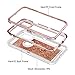 Coolden Case for iPhone Xs MAX Cases Protective Glitter Case for Women Girls Cute Bling Sparkle 3D Quicksand Heavy Duty Cover Hard Shell Shockproof TPU Case for 6.5 Inches iPhone Xs MAX, Rose Gold