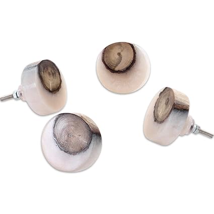 Koyal Wholesale Handcrafted Round Forest Timber Brown 1 75 Inch 4