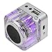 Docooler Mini Digital Portable Music MP3/4 Player Micro SD/TF USB Disk Speaker FM Radio Silver