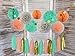 Party Decoration Kit, 32 Pieces - Coral, Mint Green and Gold - Tissue Paper Decor with Pom Poms, Balls,Balloons, Tassels, Garland - Birthday Parties, Bridal and Baby Showers, Wedding Supplies