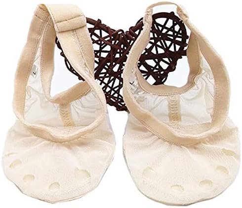 MIKIBANA Belly Ballet Dance Toe Pad Modern Five Holes Half Lyrical Dance Shoes Paws