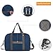 WANDF For Spirit Airlines Personal Item Bag 18x14x8 Foldable Travel Duffel Carry on Weekender Overnight for Women Men