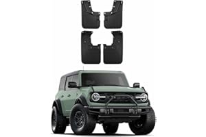 4 Pcs Splash Guards Wheel Mudflaps for Ford Bronco Offroad 2021-2025 Car Front Rear Rubber Splash Guards