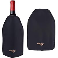 NEWGO Wine Cooler Sleeve with Protector Reusable Wine Ice Pack Sleeve Wine Bottle Chiller Keep Wine Cool and Chill for…