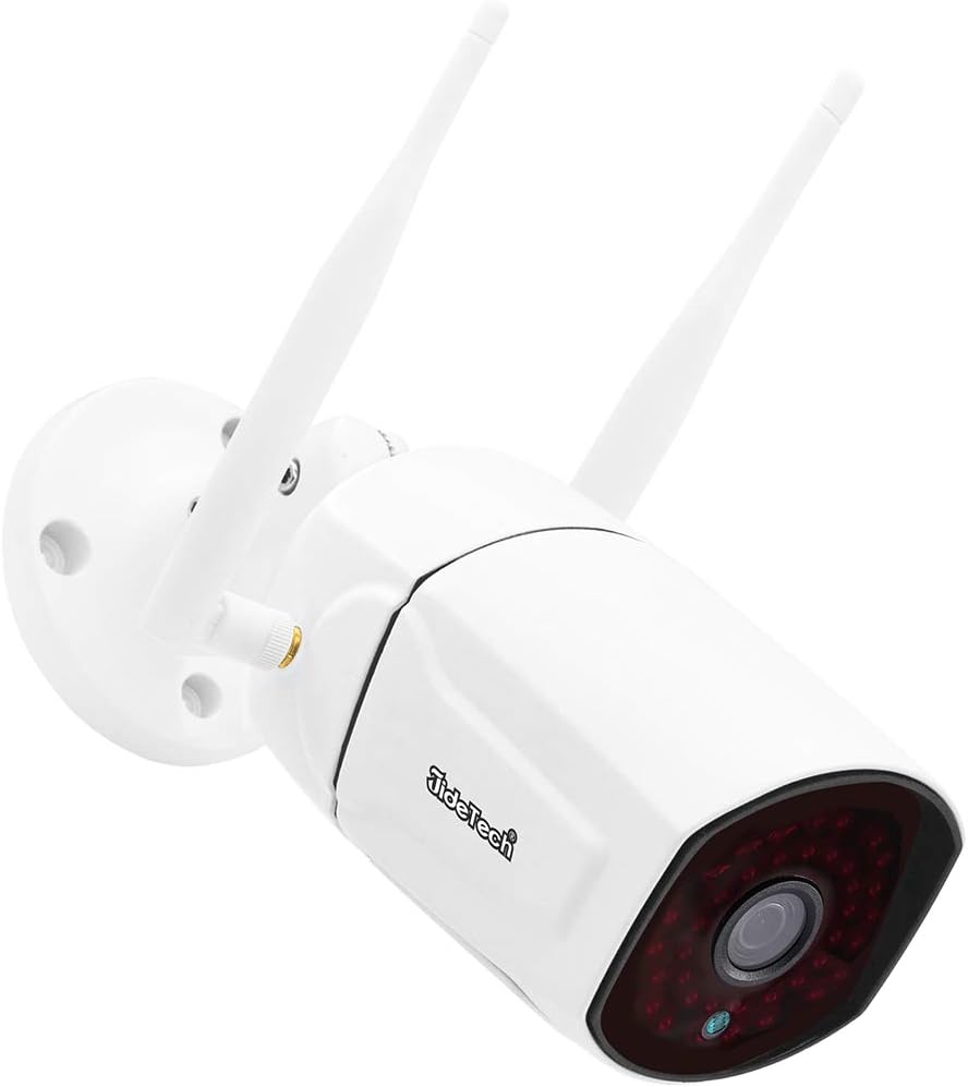 WiFi Wireless IP Security Bullet Camera- HD 1080P IP66 Waterproof for Indoor Outdoor Support ONVIF Protocol 2 Ways Audio Night Vision with SD Card Slot Surveillance …