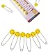 Viskey Smile Cute Baby Child Infant Kids Colorful Pins Safety Safe Hold Clip Locking Cloth,12 pcs