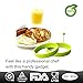 Silicone Egg Ring Nonstick Fried Egg Mold Egg Pancake Mold Kitchen Pancake Rings FDA-approved and 100% BPA-free（4-pack）