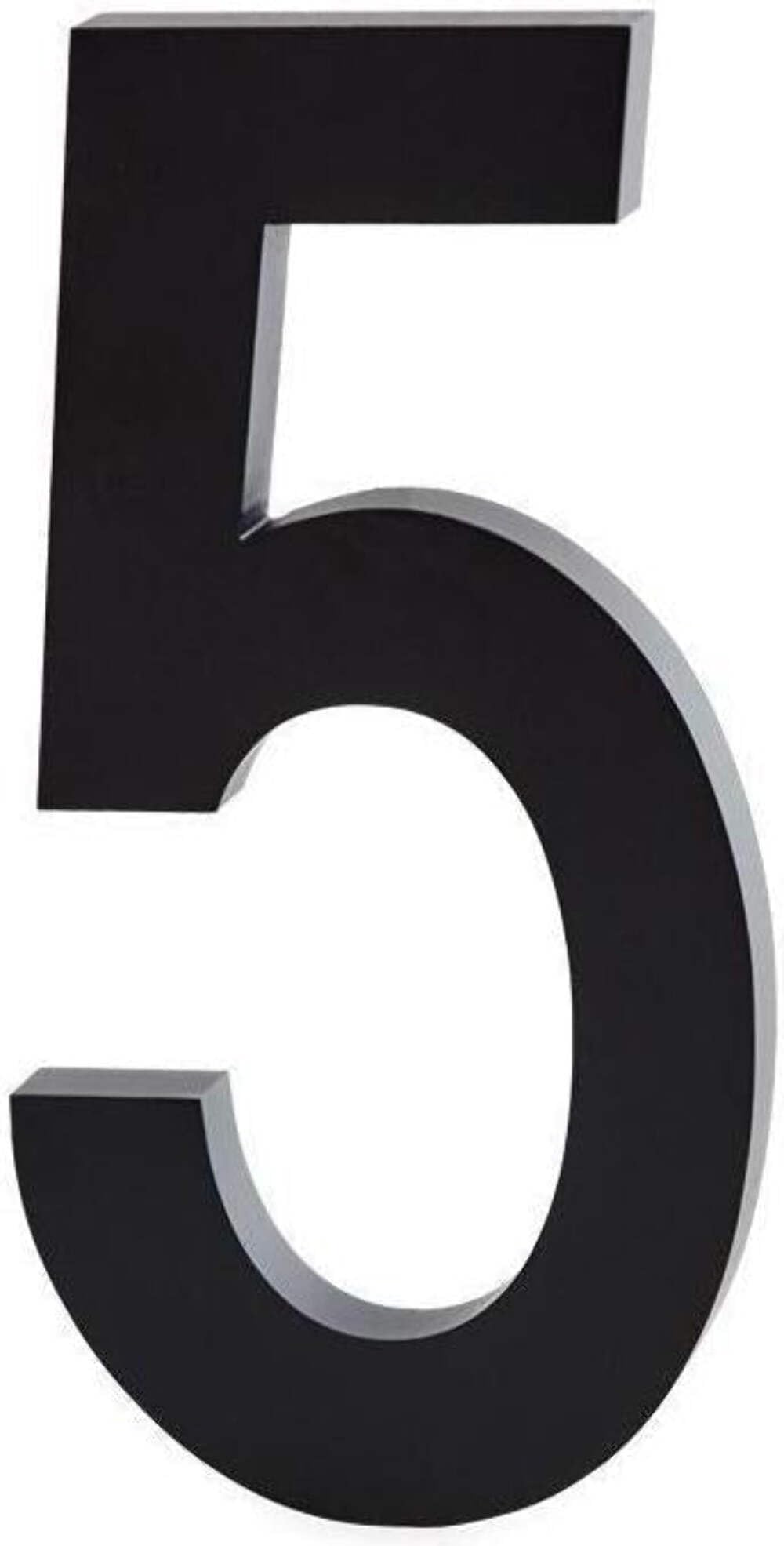 Design Letters Door Numbers 0-9 | Floating House Numbers in Aluminium | Perfect for Wall Decor in Home, Office | Modern House Signs Mounted with Screws/Adhesive Tap | House Letters for Street/Address