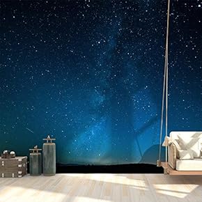 Wall Mural Starry Sky Removable Self-Adhesive Large Wallpaper - 66x96 inches