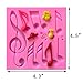 Sakolla (Set of 2) Music Note Fondant Silicone Molds,Music Note Lace Mat,Cake Decorating Tool Candy Mold Baking Tool Cupcake Topper Decoration