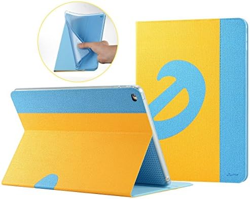iPad Mini 3 Case, iPad Mini 2 Case, Dyasge Business Series iPad Mini Case Cover with Soft TPU Back, Magnetic Auto Wake &amp; Sleep and Stand for Apple iPad Mini 1/2/3 Tablet(Not for Mini 4), Blue-Orange