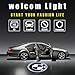 Car Door LED Logo Projector Light,Homose Ghost Shadow Welcome Lights Symbol Emblem Courtesy Step Lights Ground Lamp Kit (For BMW 2 Pack)