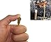 Cevinee trade; Mini Brass Spark Wheel Fire Starter and Waterproof Tinder Container, Portable One-hand Opreation Emergency Survival Set
