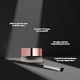 Makeup Revolution Gel Eyeliner Pot 3g With Angled Brush Black Dramatic Wing view 2