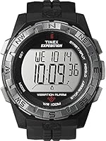 Timex Expedition Alarma Vibratoria, negro/gris
