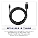 RND Lightning to USB 10ft Cable for Apple iPhone and iPad (Pro, Air, Mini) [Apple MFi Certified] (10 feet/3M/Black)