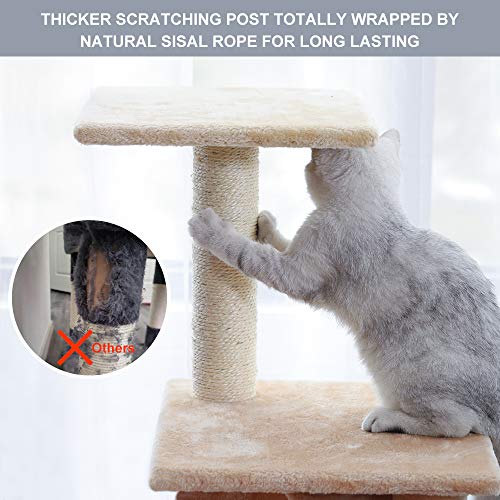 BEAU JARDIN Árbol de Gato de 94 cm de Largo con una cómoda Plataforma de Observación