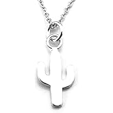 KEVIN N ANNA Sterling Silver Cactus Charm Pendant Necklace, 18"