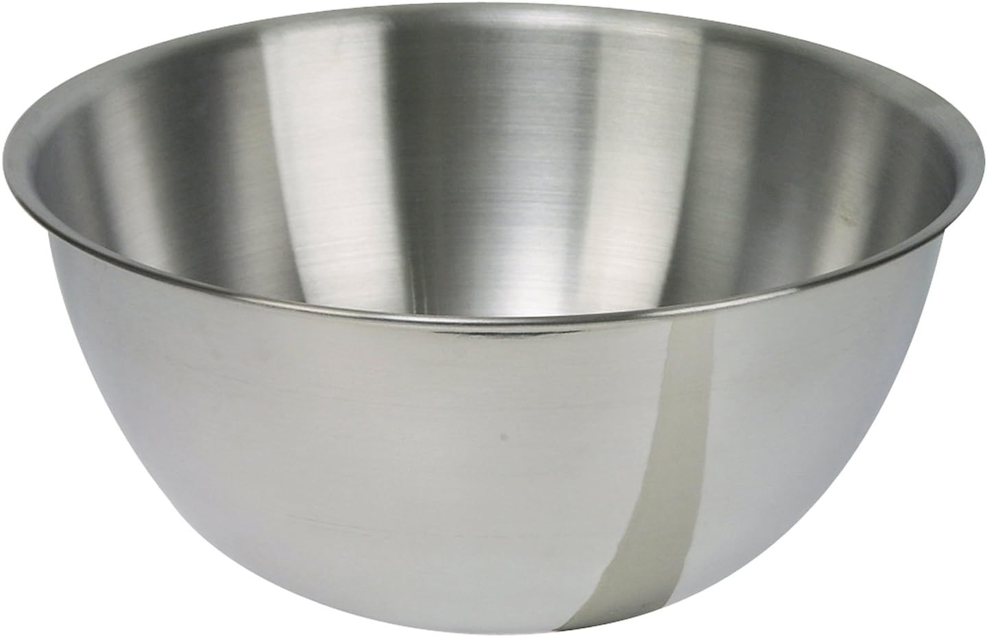 Dexam 10 Litre, Stainless Steel Mixing Bowl, Polished Metal Kitchen Basin for Baking, Cooking and Food Prep, Dishwasher Safe