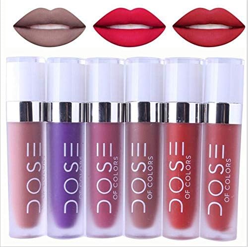 Natural Lip Gloss Lasting Finish Colour Matte Liquid Lipstick for Women