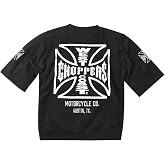 West Coast Choppers WCC CFL CHOP Sleeve Crewneck T-Shirt - Black