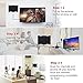 120 Miles TV Antenna, 2019 NEWEST 16.5FT Long Coax Cable HDTV Antennas High Definition, Digital Amplified Antennas Indoor Amplified Signal Booster for Freeview Local Channels 4K 1080P-High Reception