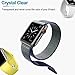 Marge Plus【2 Pack】 Compatible with Apple Watch Screen Protector with Case 44mm 42mm, Soft TPU All-Around Ultra-Thin Clear Cover Compatible with Apple Watch Case Series 4, Series 3, Series 2