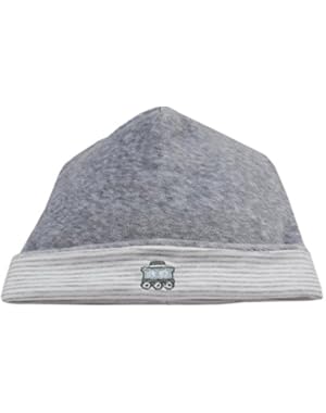 Baby Boys Freight Train Velour Hat – Grey