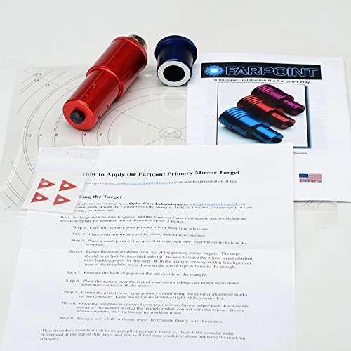 Farpoint Collimation Kit, 650nm 1.25" laser, + 1.25" Cheshire; FP247