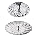 Decen Steamer Basket 100% Stainless Steel Vegetable Steamer, 5.3-Inch Expands to 9.3-Inch Folding Collapsible Insert for Various Size Pots