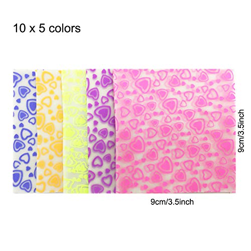 Wartoon 338 Pcs Origami Paper 288 Sheets Origami Paper and 50 Luminous Origami Paper with Googly Wiggle Eyes Scissors Needle Thread