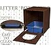 PetSafe Mr. Herzher's Jumbo Decorative Litter Pan Cover - Dark Brown