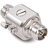 XRDS-RF UHF Pararrayos PL-259 Protector contra sobretensiones de rayos UHF hembra a hembra Conector coaxial para antenas de b